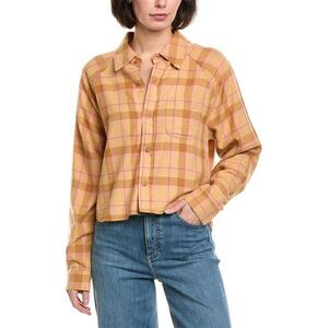 Amo Denim Womens Amo Denise Shirt, Beige
